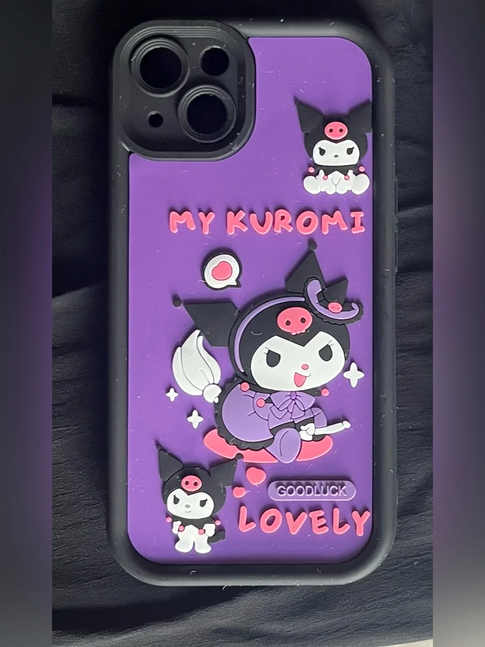 Kuromi Silicone Phone Case For iPhone 13, 14, 15